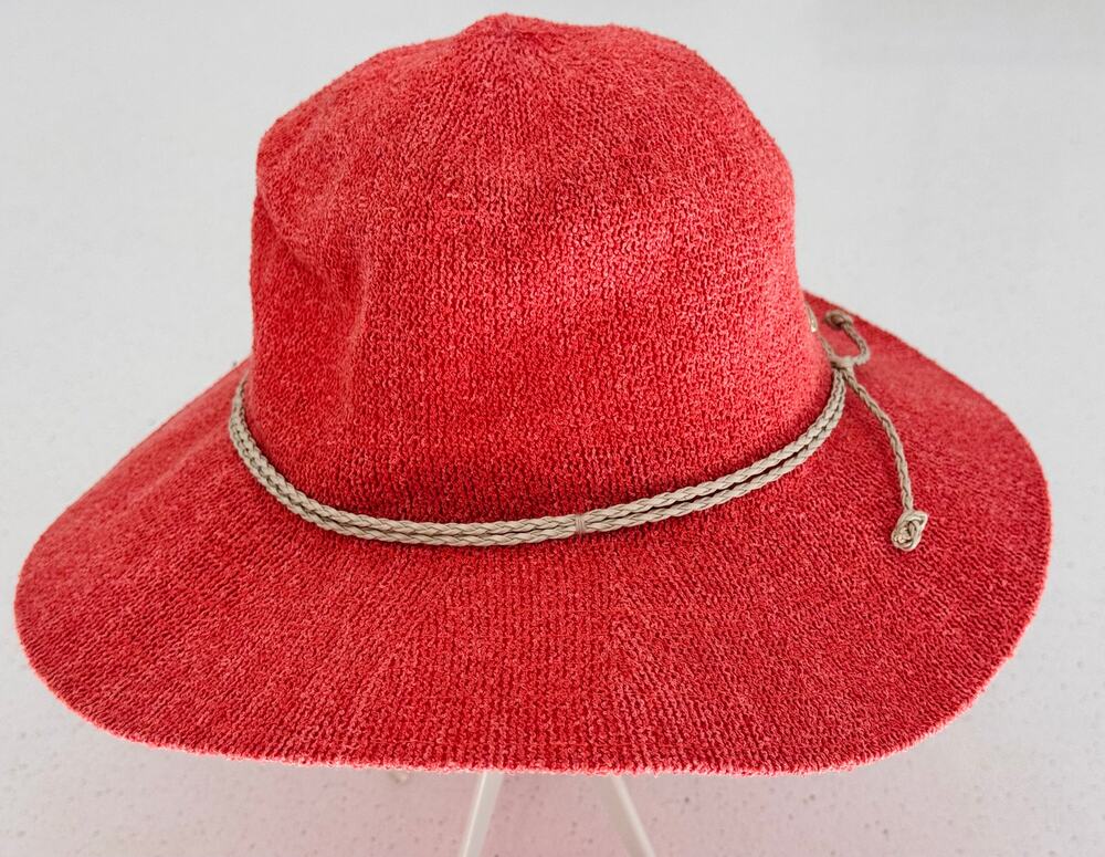 ☀️ Kooringal Australia Terracotta Knit Packable Wide-Brim Sun Hat